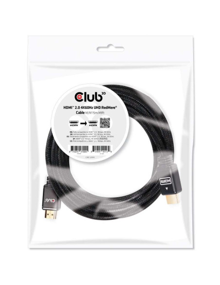 CABLE HDMI 15M/M/M CAC-2314 CLUB3D