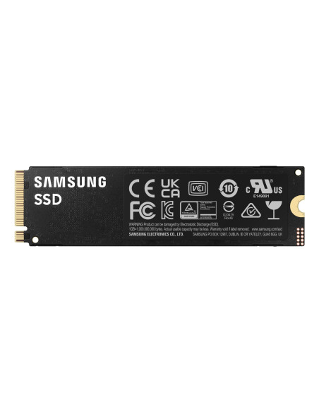 SSD, SAMSUNG, 990 PRO, 2TB, M.2, PCIE, NVMe, MLC, Write speed 6900 MBytes/sec, Read speed 7450 MBytes/sec, 2.3mm, TBW 1200 TB, 