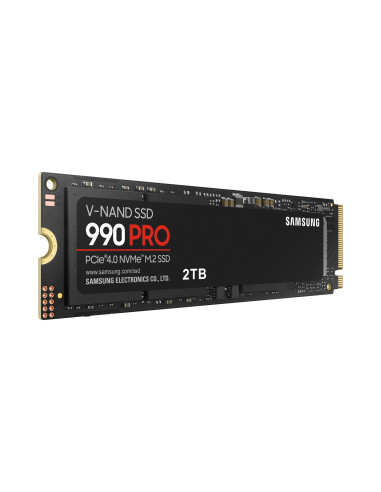 SSD, SAMSUNG, 990 PRO, 2TB, M.2, PCIE, NVMe, MLC, Write speed 6900 MBytes/sec, Read speed 7450 MBytes/sec, 2.3mm, TBW 1200 TB, 