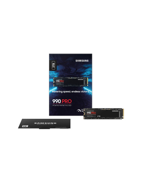 SSD, SAMSUNG, 990 PRO, 2TB, M.2, PCIE, NVMe, MLC, Write speed 6900 MBytes/sec, Read speed 7450 MBytes/sec, 2.3mm, TBW 1200 TB, 