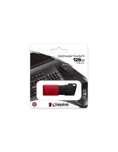 MEMORY DRIVE FLASH USB3.2/128GB DTXM/128GB KINGSTON