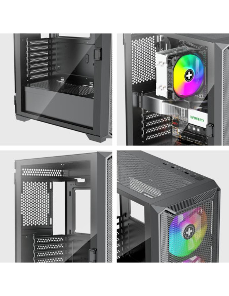 Case, XILENCE, ATX/micro ATX/Mini-ITX, Black, Midi Tower, PC, XG161