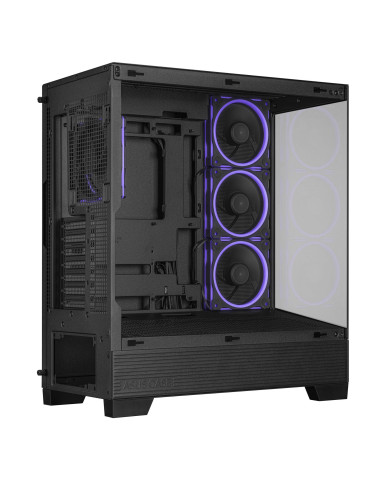 Case, ASUS, ASUS A31 PLUS Case, MidiTower, Case product features Transparent panel, ATX, BTX, MicroATX, MiniITX, Colour Black, 