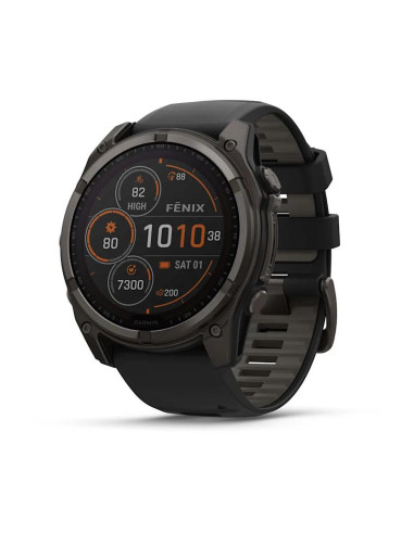 SMARTWATCH FENIX 8 SAPP. SOLAR/BLACK/GRAY 010-02907-11 GARMIN