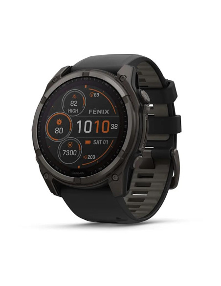 SMARTWATCH FENIX 8 SAPP. SOLAR/BLACK/GRAY 010-02907-11 GARMIN