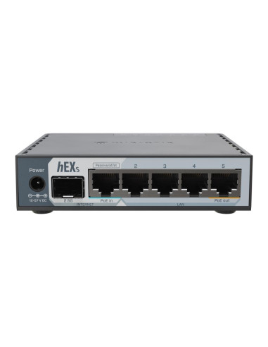 Switch, MIKROTIK, E60iUGS, PoE ports 1, 18 Watts, E60IUGS