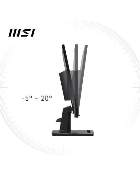 LCD Monitor, MSI, PRO MP251, 24.5", Business, Panel IPS, 1920x1080, 16:9, 100 Hz, 1 ms, Speakers, Colour Black, PROMP251