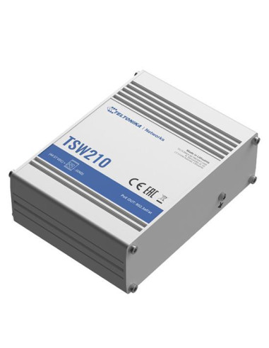Switch, TELTONIKA, TSW210, 8x10Base-T / 100Base-TX / 1000Base-T, 2xSFP, TSW210