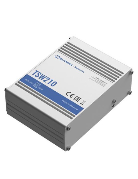 Switch, TELTONIKA, TSW210, 8x10Base-T / 100Base-TX / 1000Base-T, 2xSFP, TSW210
