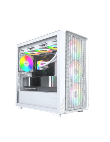 Case, MONTECH, micro ATX/Mini-ITX, White, X5M, X5M(W)