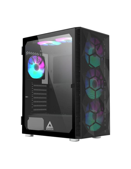 Case, MONTECH, X3 Mesh, MidiTower, Not included, Colour Black, X3MESH(B)