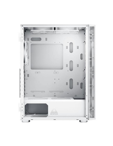 Case, MONTECH, X3 Mesh, MidiTower, Not included, ATX, MicroATX, MiniITX, Colour White, X3MESH(W)