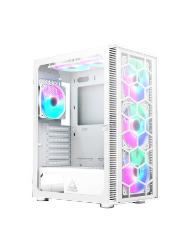 Case, MONTECH, X3 Glass, MidiTower, Case product features Transparent panel, Not included, ATX, MicroATX, MiniITX, Colour White