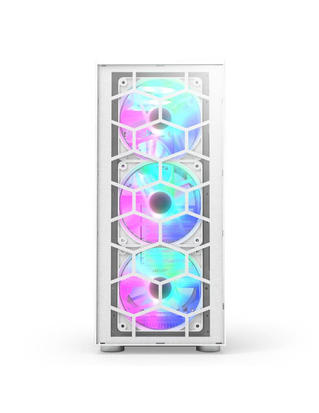 Case, MONTECH, X3 Glass, MidiTower, Case product features Transparent panel, Not included, ATX, MicroATX, MiniITX, Colour White