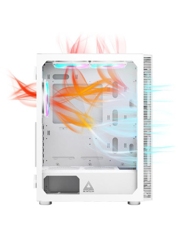 Case, MONTECH, X3 Glass, MidiTower, Case product features Transparent panel, Not included, ATX, MicroATX, MiniITX, Colour White