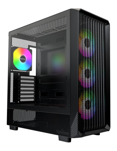 Case, MONTECH, X5, MidiTower, Case product features Transparent panel, Not included, Colour Black, X5(B)