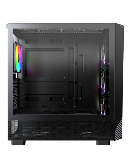 Case, MONTECH, X5, MidiTower, Case product features Transparent panel, Not included, Colour Black, X5(B)