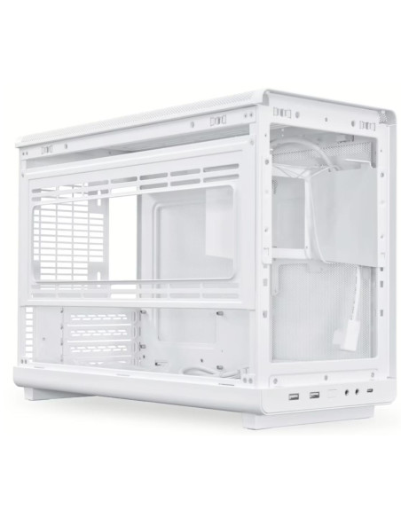 Case, LIAN LI, micro ATX/Mini-ITX, White, Micro Tower, A3W-WD, G99.A3W-WD.00