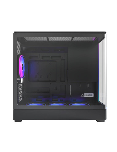 Case, MONTECH, micro ATX/Mini-ITX, Black, Midi Tower, PC, KING 15 PRO, KING15PRO(B)