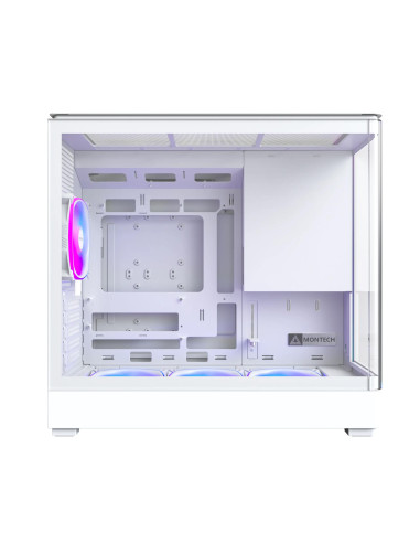 Case, MONTECH, micro ATX/Mini-ITX, White, Midi Tower, PC, KING 15 PRO, KING15PRO(W)