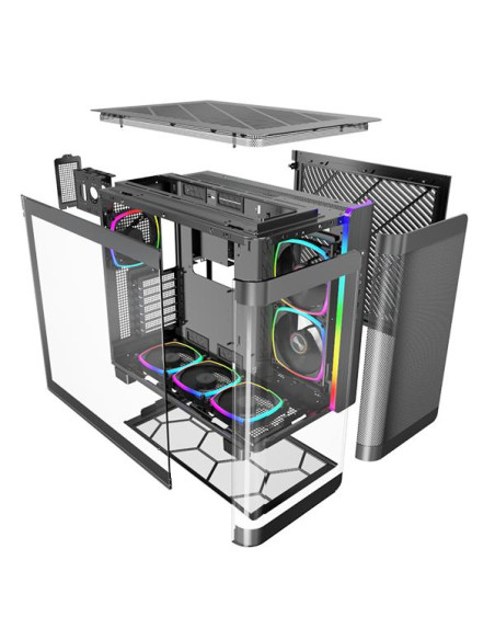 Case, MONTECH, KING 95 PRO (B), MidiTower, Not included, ATX, MicroATX, MiniITX, Colour Black, KING95PRO(B)