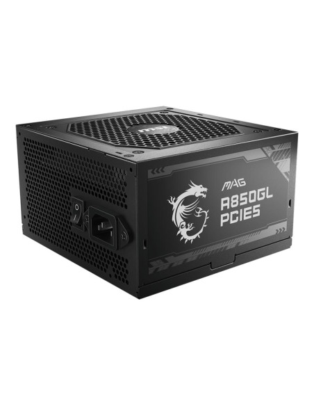 Power Supply, MSI, 850 Watts, Efficiency 80 PLUS GOLD, PFC Active, MAGA850GLPCIE5