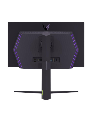 Monitor, LG, 27GS95QE-B, 26.5", Gaming, Panel OLED, 2560x1440, 16:9, 240Hz, 0.03 ms, Swivel, Pivot, Height adjustable, Tilt, 27