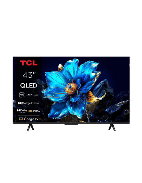 TV Set, TCL, 43 ", 4K Ultra HD, 3840 x 2160 pixels, Flat, 16:9, QLED, 43T69C