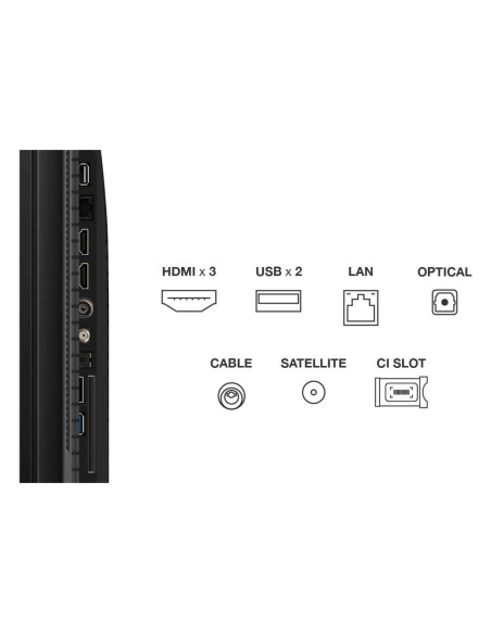 TV Set, TCL, 43 ", 4K Ultra HD, 3840 x 2160 pixels, Flat, 16:9, QLED, 43T69C