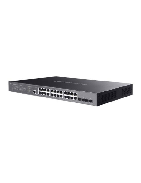 Switch, TP-LINK, Omada, SG3428XMPP, Rack, 24x10Base-T / 100Base-TX / 1000Base-T, 4xSFP+, 1xConsole, 1, PoE+ ports 16, 500 Watts