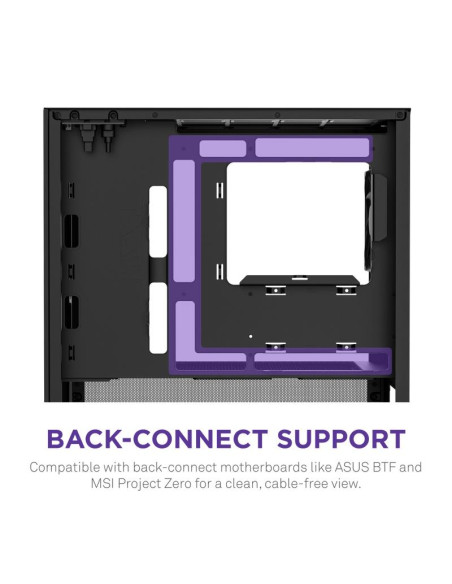 Case, NZXT, micro ATX/Mini-ITX, Black, Midi Tower, PC, CC-H31FB-01