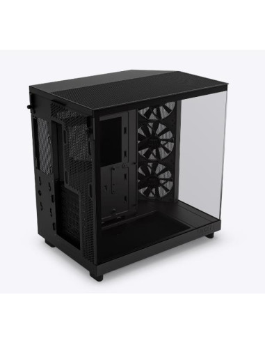 Case, NZXT, H6 Flow, MidiTower, Not included, ATX, MicroATX, MiniITX, Colour Black, CC-H61FB-01