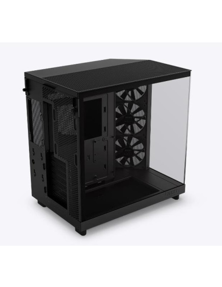 Case, NZXT, H6 Flow, MidiTower, Not included, ATX, MicroATX, MiniITX, Colour Black, CC-H61FB-01