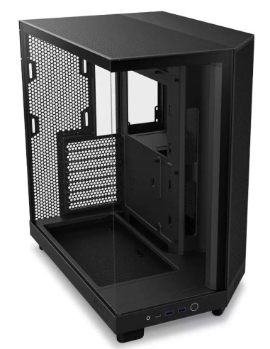 Case, NZXT, H6 Flow RGB, MidiTower, Case product features Transparent panel, Not included, ATX, MicroATX, MiniITX, Colour Black
