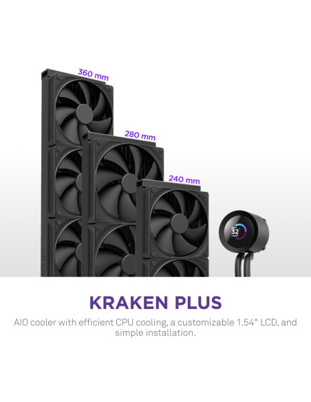 CPU COOLER MULTI SOCKET/KRAKEN PLUS 360 V2 NZXT