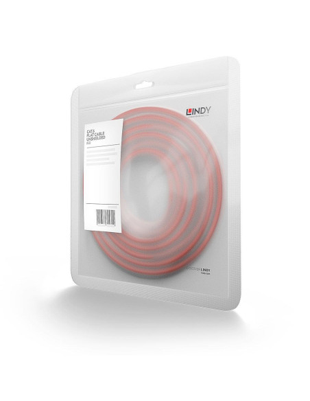 CABLE CAT6 U/UTP 5M/RED 47514 LINDY