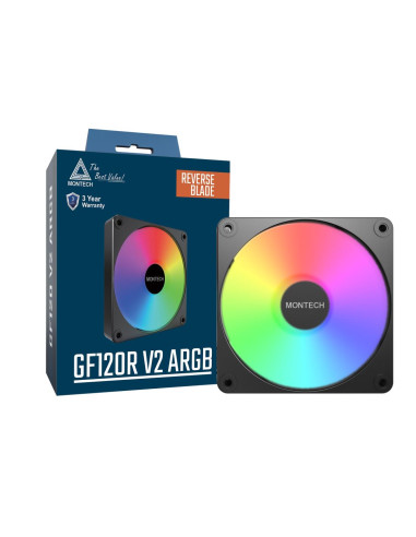 CASE FAN 120MM/GF120R V2 ARGB PWM (B) MONTECH