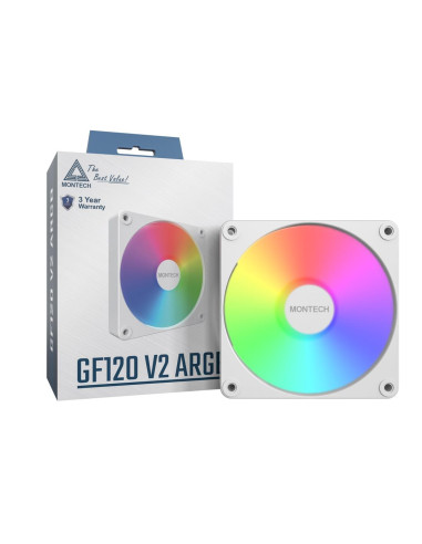 CASE FAN 120MM/GF120 V2 ARGB PWM (W) MONTECH