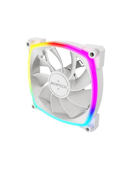 CASE FAN 120MM/RX120 PWM WHITE MONTECH