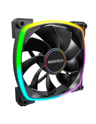 CASE FAN 140MM/RX140 PWM BLACK MONTECH