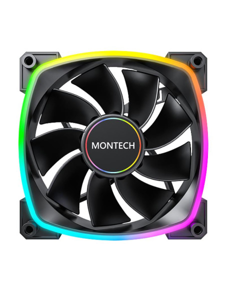 CASE FAN 140MM/RX140 PWM BLACK MONTECH