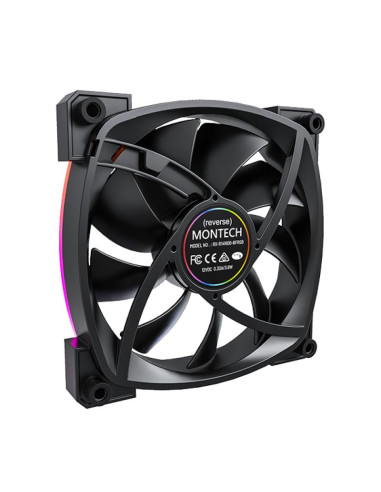 CASE FAN 140MM/RX140 PWM BLACK MONTECH