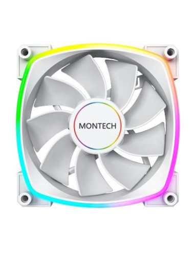 CASE FAN 140MM/RX140 PWM WHITE MONTECH