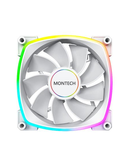 CASE FAN 140MM/RX140 PWM WHITE MONTECH