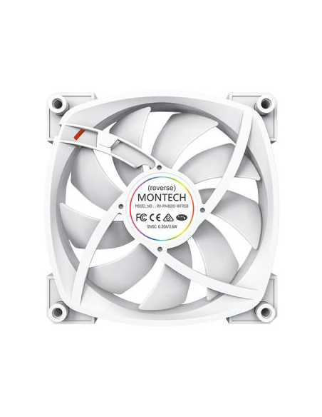 CASE FAN 140MM/RX140 PWM WHITE MONTECH