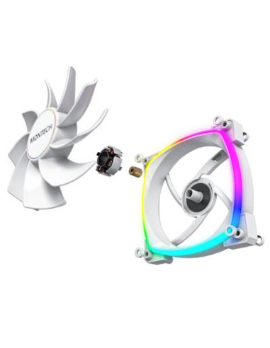 CASE FAN 140MM/RX140 PWM WHITE MONTECH