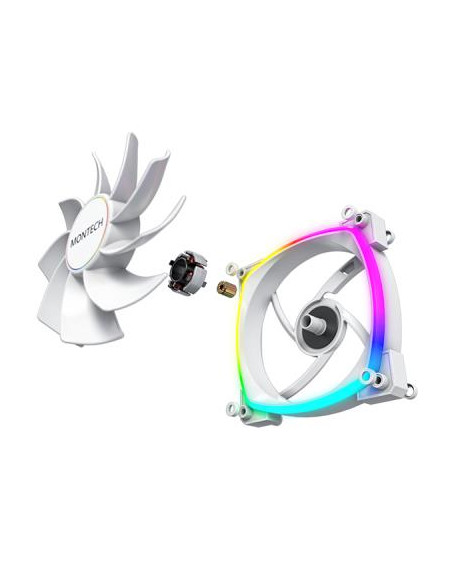 CASE FAN 140MM/RX140 PWM WHITE MONTECH