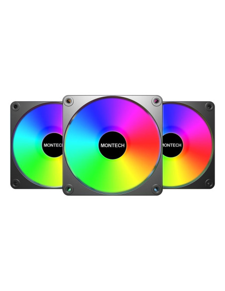 CASE FAN 120MM GF120R V2/ARGB PWM 3I1 (B) MONTECH