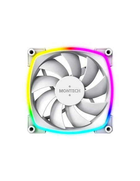 CASE FAN 120MM/AX120 PWM WHITE 3 IN 1 MONTECH