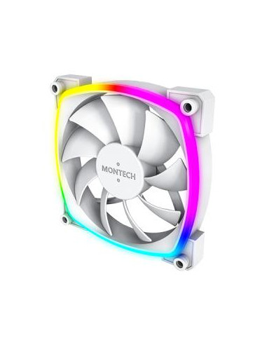 CASE FAN 120MM/AX120 PWM WHITE 3 IN 1 MONTECH